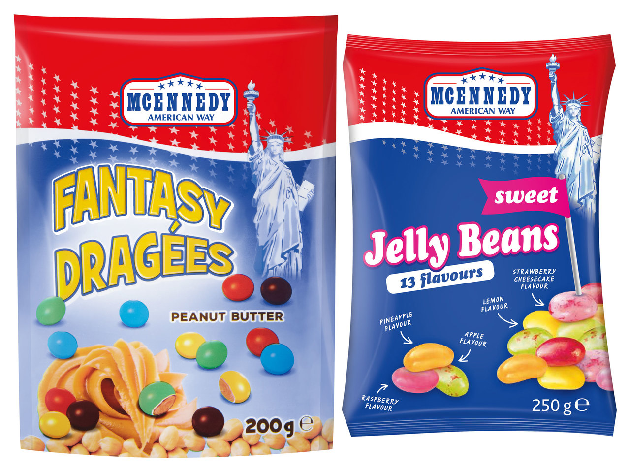 MCENNEDY Fantasy Dragees oder Jelly Beans