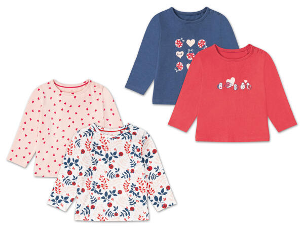 Baby Langarmshirts, 2 Stück
