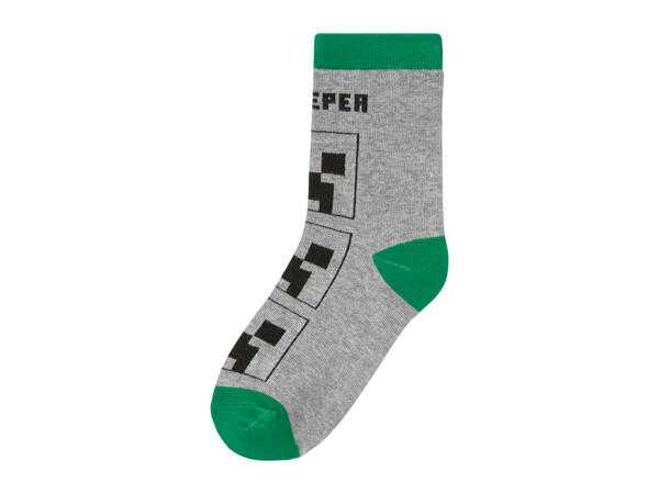 Kids' Minecraft Socks - 3 Pairs