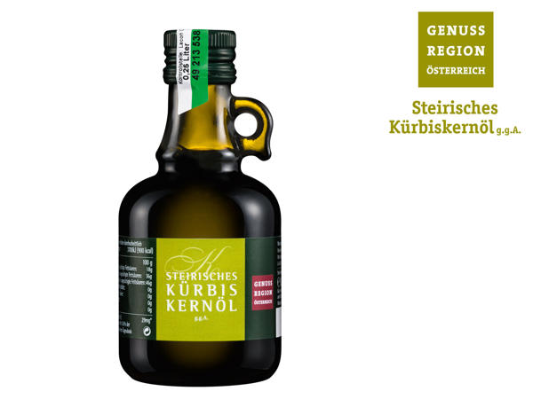 GENUSS REGION ÖSTERREICH Steirisches Kürbiskernöl g.g.A.