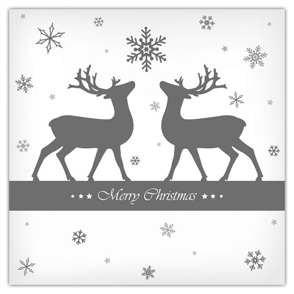 Motivservietten Weihnachten