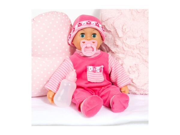 Bayer Design Piccolina First Words Baby In Pink Outfit