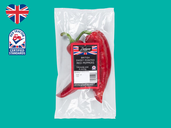 Deluxe Sweet Pointed Red Peppers