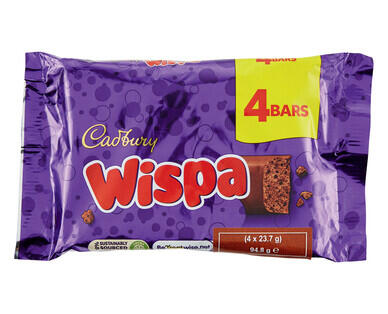 Cadbury Wispa 4pk/94.8g, Terry's Orange 3pk/147g or Fry's Orange Cream 3pk/147g