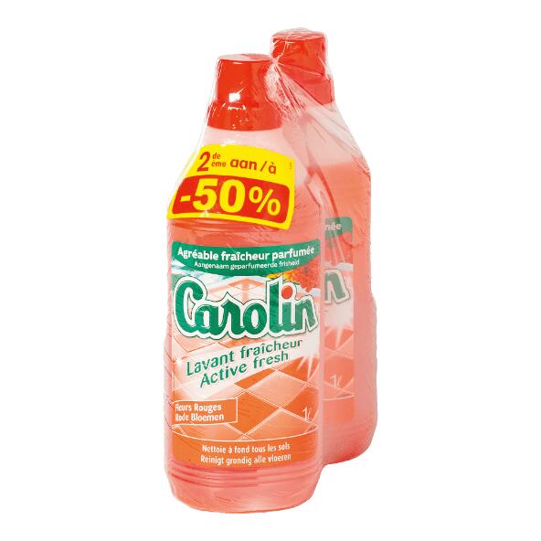 CAROLIN(R) 				Nettoyant de sol, 2 pcs
