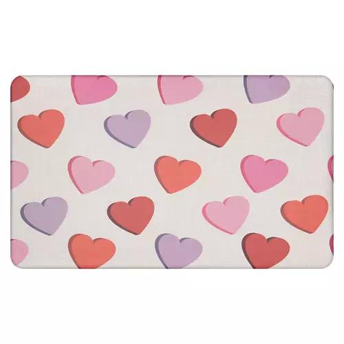 18" x 30" Valentine's Day Comfort Mat - Candy Hearts