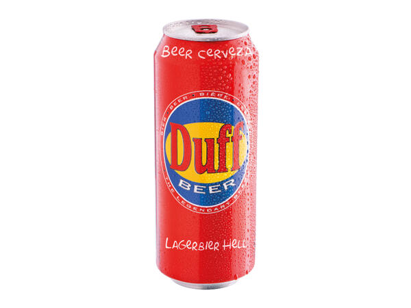 Duff Lager Beer