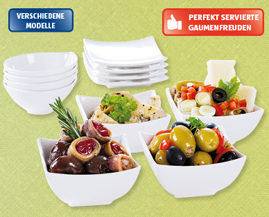 VERSO DESIGN(R) Beilagen-/Tapas-Schälchen-Set, 4-teilig