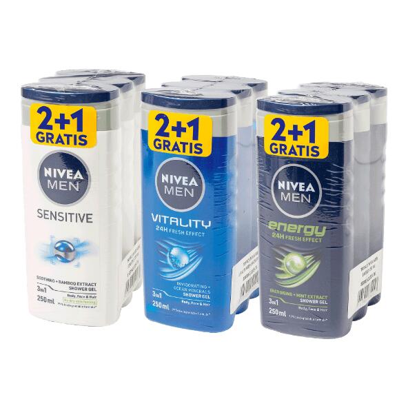 NIVEA(R) 				Duschgel, 3 St.