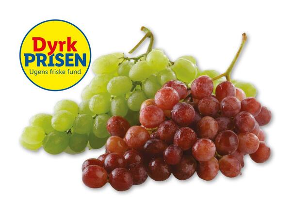 Røde eller grønne vindruer