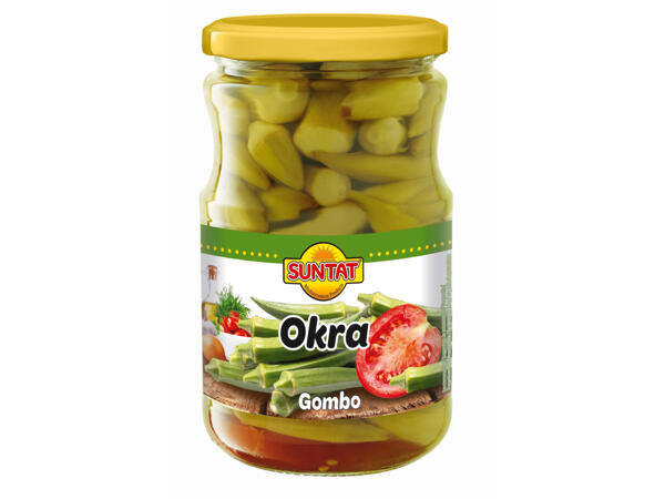 Gombo pod in their juice