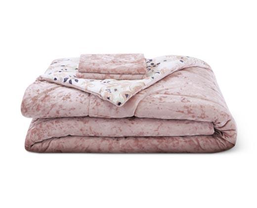 Huntington Home 
 Velvet Comforter or Quilt Set