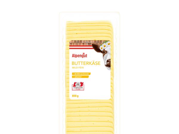 Butterkäse in Scheiben