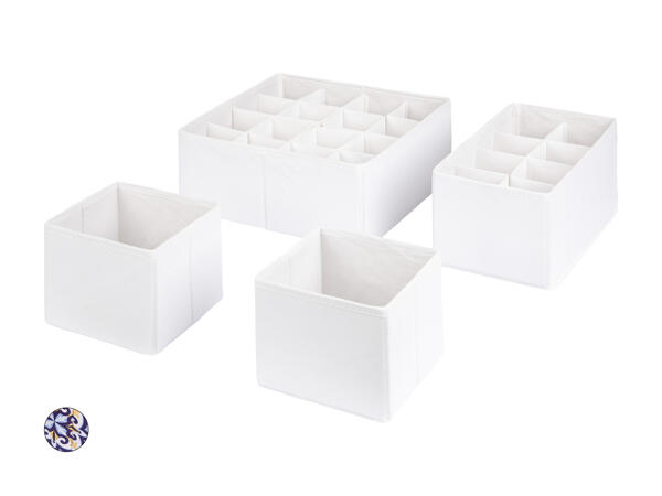Set de boîtes d'organisation pour tiroirs