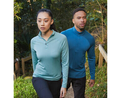 Adult's Merino Quarter Zip Top