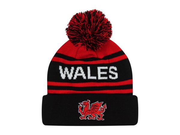 Authentic Originals Knitted Bobble Hat - Wales