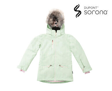 Children's Snowboard Jacket - Fur Trim