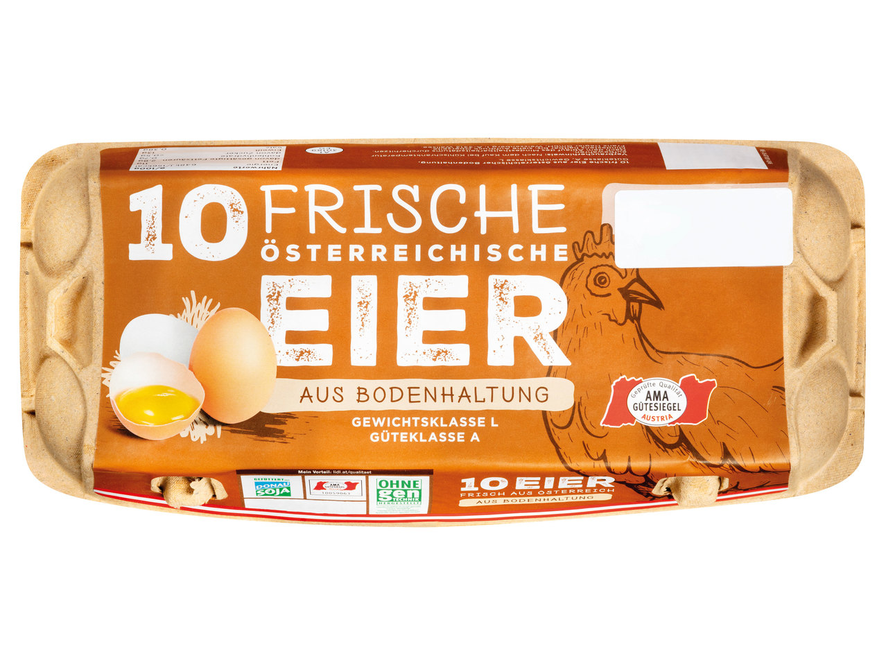 Österreichische Eier aus Bodenhaltung