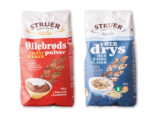 Struer honningristet ymerdrys eller øllebrød