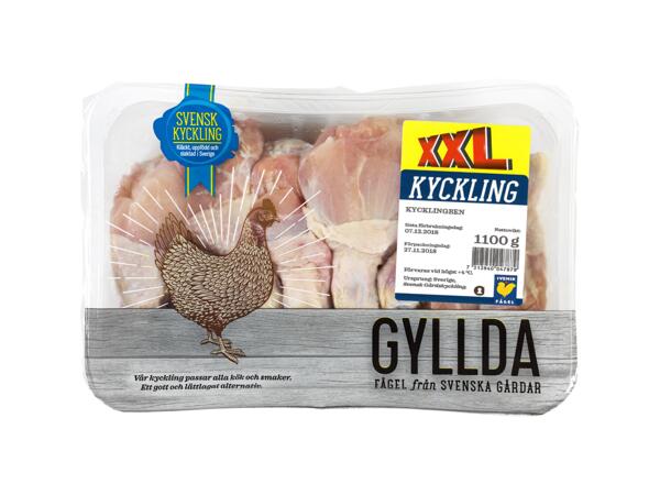 Färska kycklingben