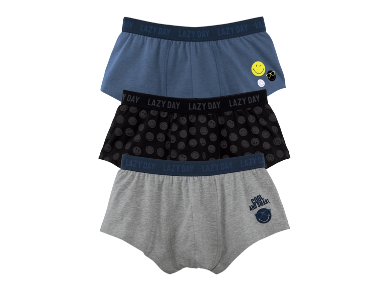 Ladies' "Smiley" Hipster Briefs or Men's "Smiley" Boxer Briefs