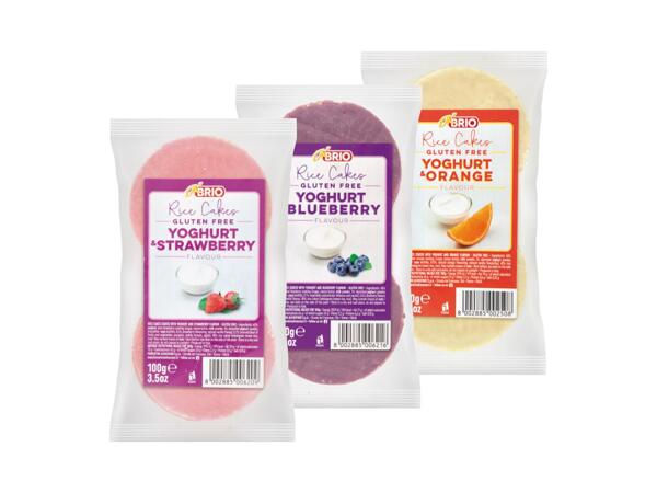 Rice Cakes with Yoghurt