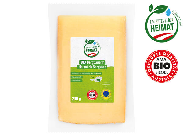 Bio-Bergbauern Heumilch Bergkäse