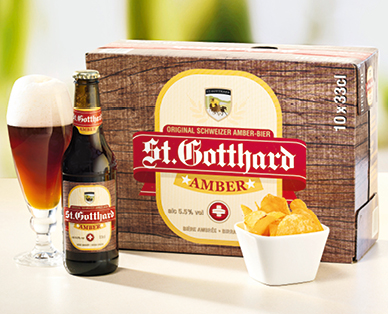 Birra ambrata svizzera ST. GOTTHARD