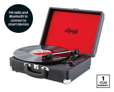 Turntable with Briefcase