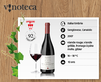 Rubesco Riserva DOCG , Vigna Monticchio LUNGAROTTI