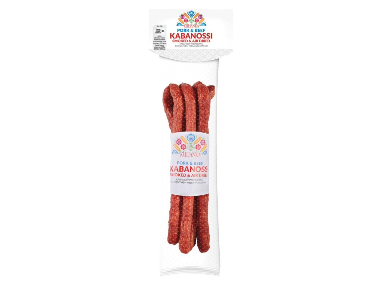 POLISH TASTE Pork & Beef Kabanossi