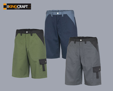 KING CRAFT FASHION Herren-Arbeitsshorts