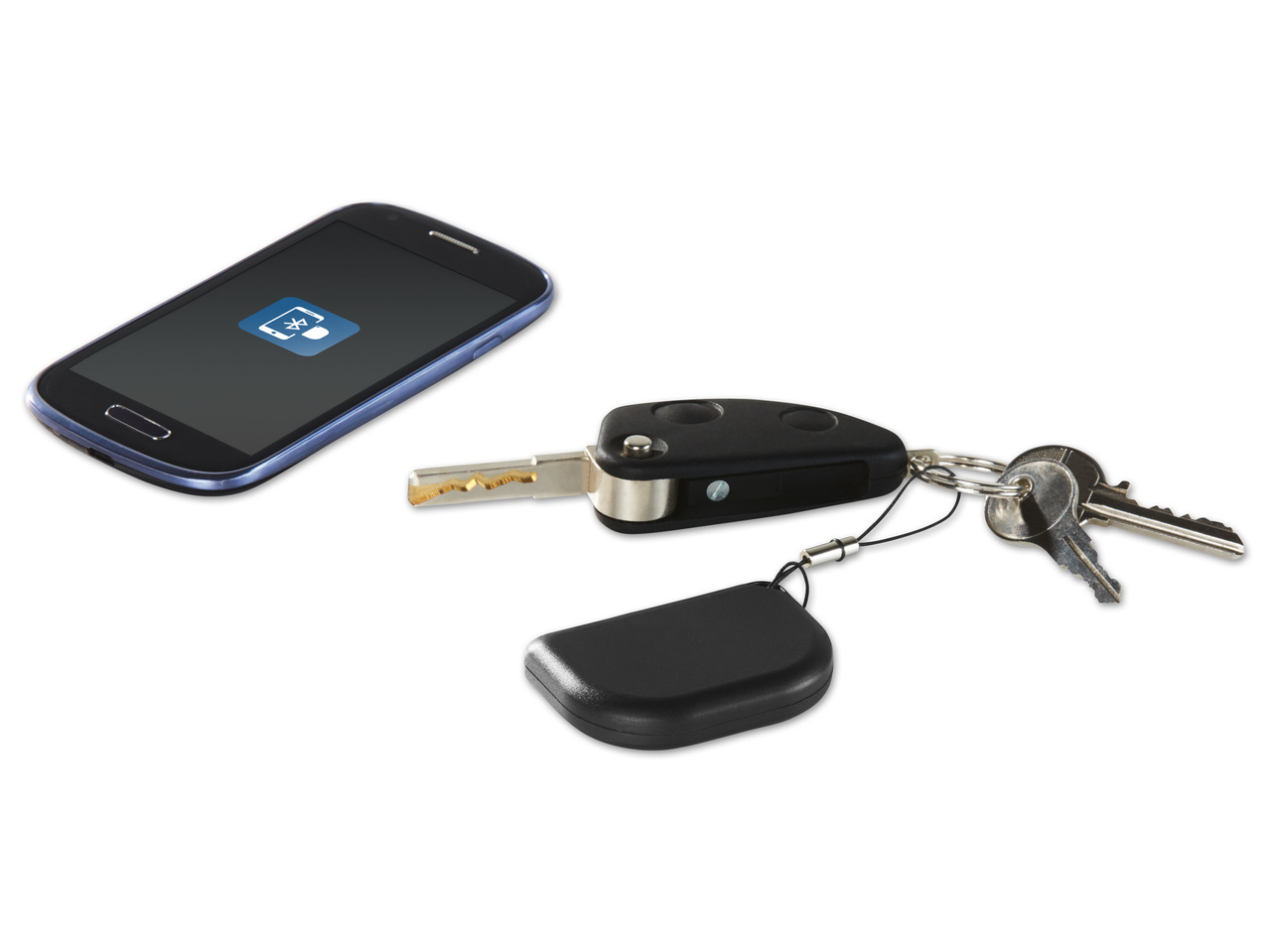 Bluetooth(R)-Schlüsselfinder 4-in-1