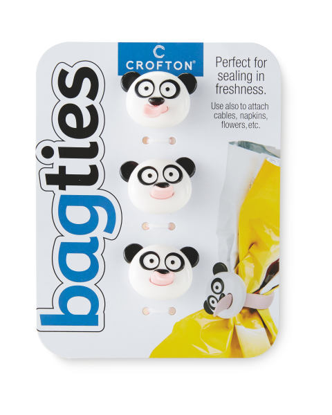 Crofton Panda Design Bag Clips
