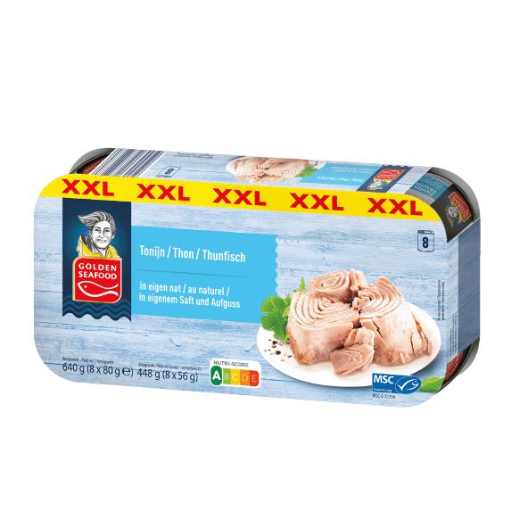 GOLDEN SEAFOOD(R) Thunfisch, 8er-Packung