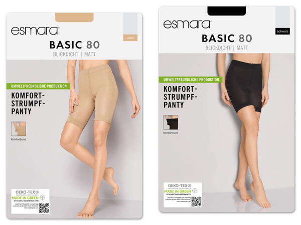 Damen Komfort Strumpf-Panty