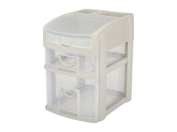 Crelando White Storage Drawers