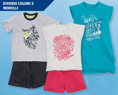 Biancheria da notte estiva per bambini KIDZ ALIVE