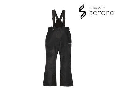 Children's Snow Pants - Black, Charcoal or Lime