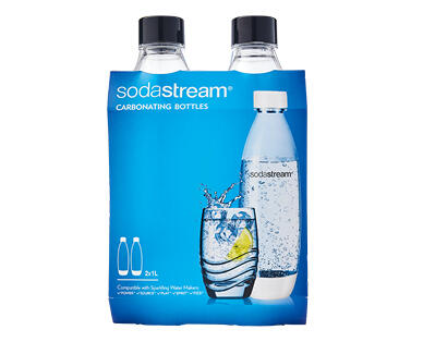 SodaStream Carbonating Bottles – Black 2pk