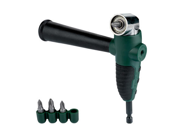 Right Angle Drill Bit Holder or Drill Attachment