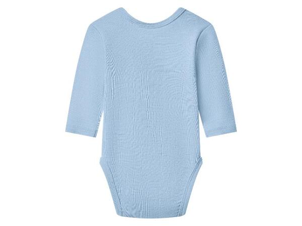 Dětské body s dlouhými rukávy z merino vlny a hedvábí