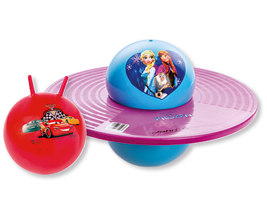 Ballon sauteur/Ballon sauteur avec plateforme FROZEN/CARS/TROLLS/MASCHA UND DER BÄR