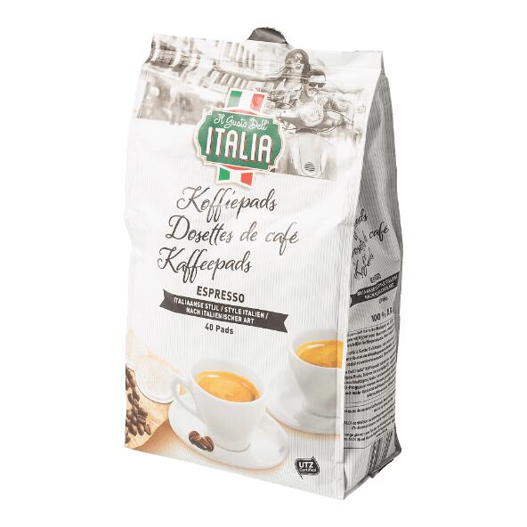 ITALIA(R) Koffiepads espresso, 40 st.