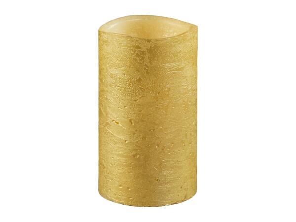 Livarno Home Golden LED Real Wax Candles - 2 Pack