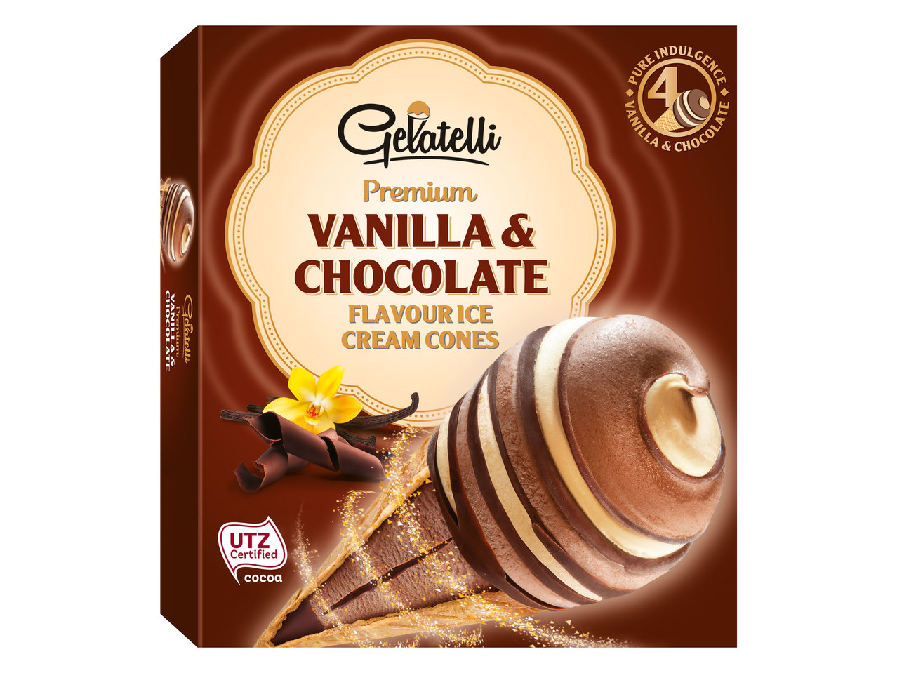 GELATELLI Premium Waffeleis