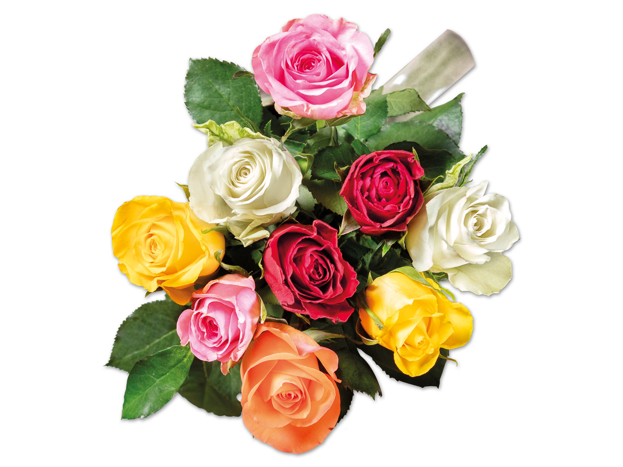 Fairtrade Rosenstrauß Kunterbunt