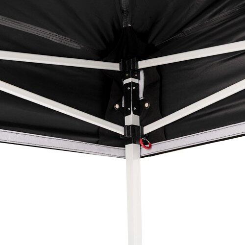 CONCON Pavillon pliable Deluxe, 3 × 3 m, F00406, noir