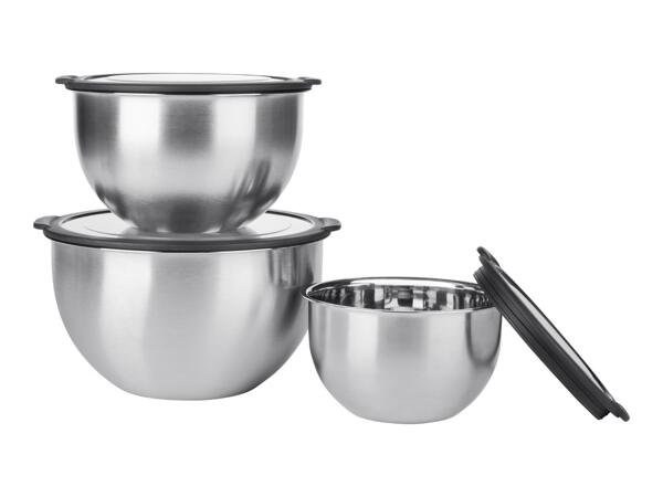 Silvercrest Premium Mixing Bowl Set - Set of 3