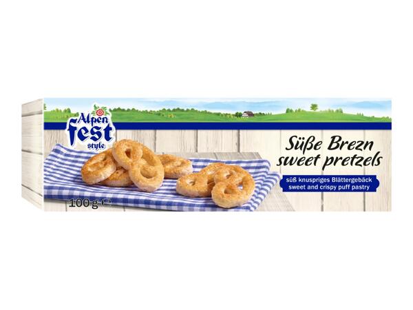 Sweet Pretzel/ Puff Pastry Biscuits